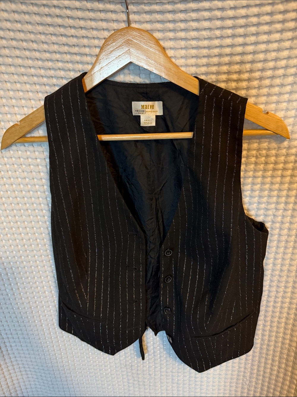 Women's Pinstripe Vest